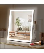 Portable LED Vanity Makeup Mirror – 10&quot;x12&quot;, Adjustable Brightness, USB ... - $41.16 CAD