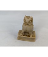 Carved Owl on Book Figure 1.5 Inch - $19.95