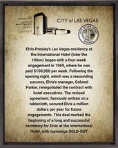  Elvis Las Vegas Nevada. SELL-OUR on Canvas 1969 - $12,105.77 MXN