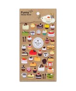CUTE PATISSERIE STICKERS Dessert Bakery Scrapbook NEW Korean Paper Stick... - $3.41 CAD
