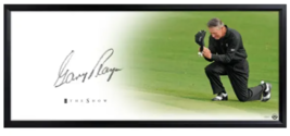 Gary Player Autographed 46&quot; x 20&quot; &quot;Thank you&quot; The Show Framed Lithograph... - £1,402.39 GBP