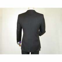 Men's Suit Wool Cashmere Georgio Cosani Two Buttons 910-04 Gray Pinstripe image 6