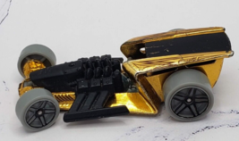 2015 Hot Wheels Super Chromes Series 10/10 Z-Rod Black And Gold With Gray Wheels - £3.10 GBP