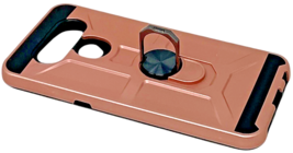 Ring Stand Case for LG K51 ROSE GOLD Slim Fit Shockproof TPU 360° Magnetic Ring image 4