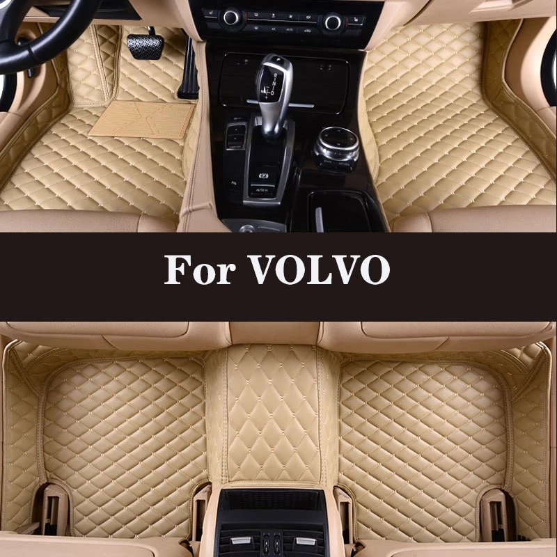 Hlfntf full surround custom car floor mat for volvo c30 c70 s40 s60 s70 s80 s90 thumb200