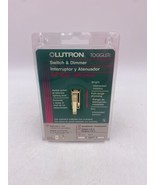 Lutron Toggler Switch &amp; Dimmer 600Watts TG-600PH-IV Single Pole Ivory Color - £8.96 GBP