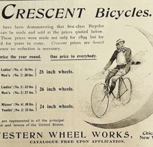 Crescent Bicycles 1894 Advertisement Victorian Bikes One Price For All #2 ADBN1t - £5.64 GBP