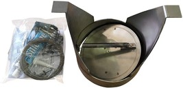 Stainless Steel Chimney Spider Damper 6&quot; 12 gauge drop in - $3,158.44 MXN
