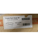 Franke Farmhouse Single Bowl Fireclay Sink FHK710-30WH, White - $13,511.77 MXN