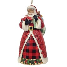 Jim Shore Santa with Truck Ornament 9" High Stone Resin Christmas Collectible
