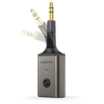 Aux Bluetooth Adapter For Car, Portable Bluetooth 5.3 Car Adapter, Rotatable 3.5 - £27.32 GBP