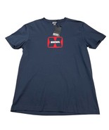 Diesel TShirt Mens L T Diegor K47 Midnight Blue Logo Short Sleeve Casual - $51.30 CAD