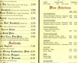 Lord Chumley&#39;s Pub Restaurant Menu Altamonte Springs Florida 1977 - $44.57