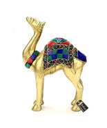 Gemstone Work 6 Inches Brass Camel Showpiece, Standard, Pack of 1 - £47.30 GBP
