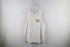 Vintage Ron Jon Surf Shop Mens XL Distressed Spell Out Tank Top T-Shirt White - £31.54 GBP
