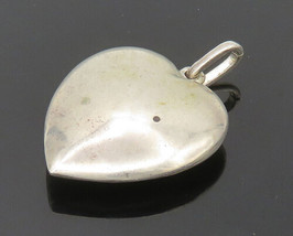 CELIA SEBIRI 925 Silver - Vintage Shiny Smooth Love Heart Pendant - PT14226 - £49.99 GBP