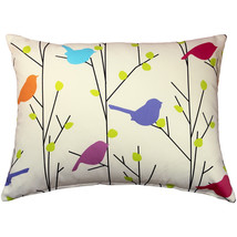 Spring Birds 15x20 Decorative Pillow, with Polyfill Insert - $39.95