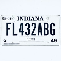 2007 United States Indiana Marion County Fleet License Plate FL432ABG - $225.96 MXN