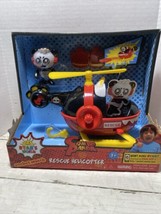 Rescue Ryan&#39;s World Helicopter with Combo Panda Figure 6&quot; Feature Vehicle - $15.83