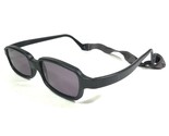 Miraflex Sonnenbrille New Baby 2 Schwarz Rechteckig Rahmen Mit Lila Gläs... - £52.85 GBP