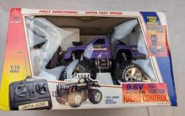 RARE Vintage New Bright RC 4x4 1:14 scale Cyclone Truck PURPLE NEW IN BOX - $4,464.10 MXN