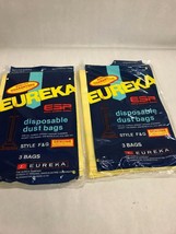 Nib Old Stock Eureka Dust Bag F And G Disposable Upright Vacuum 6 Bags 2 Pack - £5.95 GBP