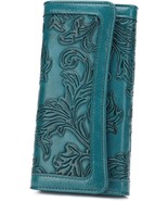Trifold Embossed long Clutch Card Holder - £37.05 GBP