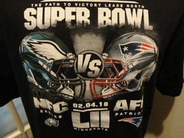 Black 2018 Super Bowl 52 LII Philadelphia Eagles NFL Football HELMET Tsh... - $22.29