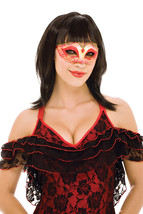 Paper Magic Women&#39;s French Kiss Masquerade Mask, Red, One Size - $45.56