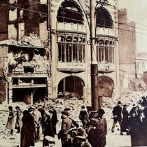 Sackville Street Ruins In Dublin Post Office 1920s WW1 Ireland Military ... - £31.45 GBP