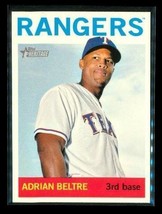 2013 Topps Heritage Baseball Trading Card #444 Adrian Beltre Texas Rangers - £6.64 GBP