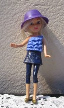 McDonald&#39;s 2011 Sophie Blonde Liv Doll Toy Figure With Purple Hat 5 3/4&quot; - $7.12