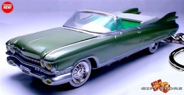 Rare Keychain 1959/60 Green Cadillac Eldorado Biarritz Custom Ltd Great Gift - £43.76 GBP