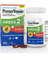 PreserVision AREDS 2 Eye Vitamins with CoQ10 100 softgels Exp 11/2024+ - $20.78