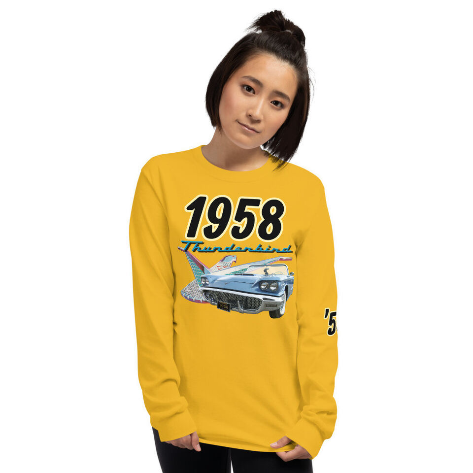 1958 Ford Thunderbird T-Bird Unisex Long Sleeve Shirt
