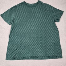 Goodfellow and Co Shirt Mens Extra Large Green Patterned Cotton T Shirt ... - $14.94