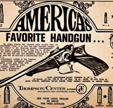 1969 Thompson Center Arms Advertisement Hunting Firearms New Hampshire F15W - $19.99