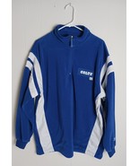 Vintage Indianapolis Colts Fleece Jacket Mens XL Blue White 1/4 Zip Sewn... - $504.23 MXN