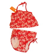 CRAZY 8 Aloha Palms Swimwear 2 Piece Swim Suit Halter-kini Bathing Bikin... - $12.84