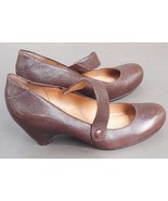 Ciao Bella Mary Janes Brown Leather 7.5 Shoes - £35.06 GBP