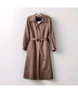 Vtg London Fog Maincoats Long Belted Trench Coat Women’s Size 10 Regular - $64.99