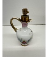 VTG An Irice Perfume Bottle, Porcelain,  Hand Painted Roses and Gold Fil... - €14,58 EUR