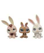 Littlest Pet Shop Rabbit Bunny Lot of 3  #1019, #3, &amp; #220 - Hasbro 2004... - £8.86 GBP