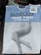 3x Vintage Round the Clock Take Two Value Pack 2 pair Black Size C Panty... - £16.25 GBP