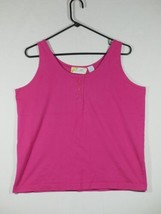 Victoria Harbor Tank Top Women&#39;s  Large Pink Vintage - £7.43 GBP