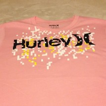 Hurley Girls T-Shirt Pink Bazooka Pink Juniors Size Large NWT - £7.10 GBP