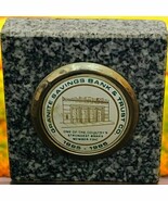 Granite Savings Bank &amp; Trust Co Vermont 1885-1995 Commemorative Paperweight - $353.75 MXN