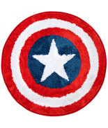Captain America Tufted Bath Rug Multi-Color - £30.43 GBP