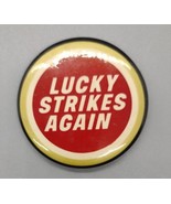 Vtg Lucky Strikes Again Cigarette Tobacco Advertising Pinback Button Pin - $167.76 MXN