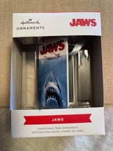 Hallmark Ornament 2021-JAWS-Movie-Shape of Miniature VHS Tape in Clam Shell-VCR - £15.81 GBP